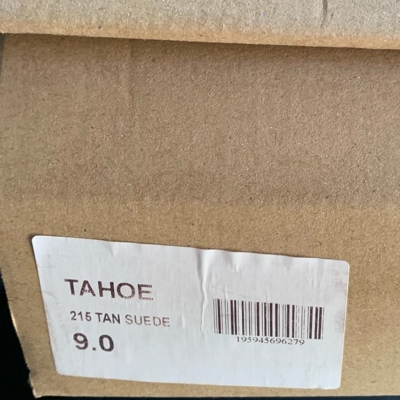 Steve Madden Lace Up Tahoe Boots Sz 9M In Tan Suede - Picture 7 of 7